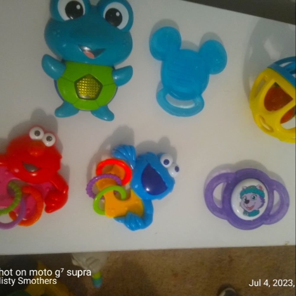 Bundle of infant toys